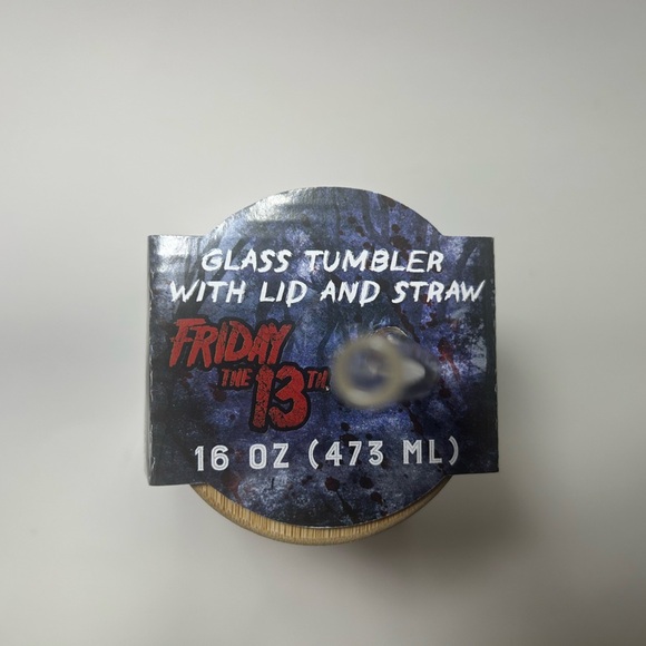 Friday The 13th - Silver Buffalo - Jason Vorhees Glass Jar Tumbler - BNIB - Picture 7 of 12